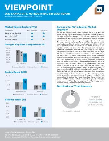 2023 Mid-Year Viewpoint Kansas City, MO Industrial Report