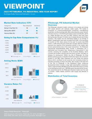 2023 Mid-Year Viewpoint Pittsburgh, PA Industrial Report