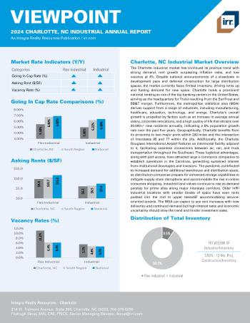 2024 Annual Viewpoint Charlotte, NC Industrial Report