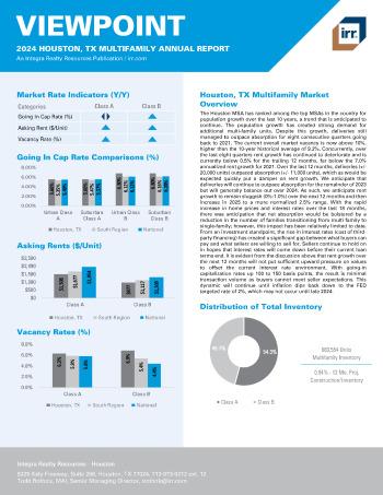 2024 Annual Viewpoint Houston, TX Multifamily Report