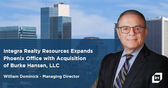 IRR Expands Phoenix Office with Acquisition of Burke Hansen