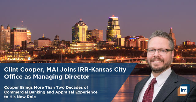 Clint Cooper Joins Integra Realty Resources’ Kansas City Office as Managing Director