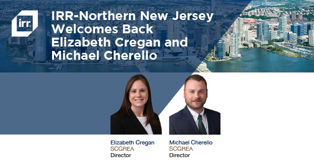 IRR-NNJ Welcomes Back Two Industry Veterans