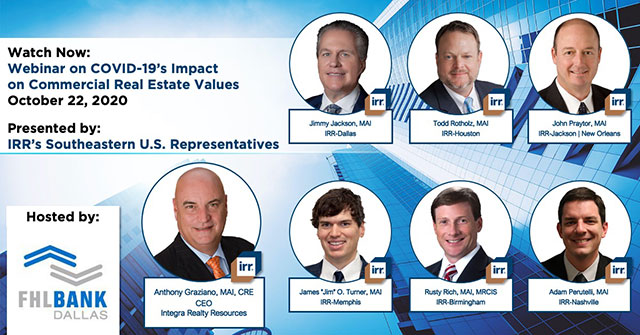 Watch Now: Webinar on COVID-19’s Impact on Commercial Real Estate Values