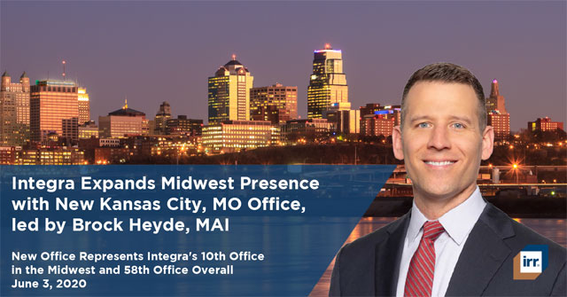 Integra Expands Midwest Presence with New Kansas City, MO Office,  Welcomes Two Experienced Appraisers: Brock Heyde and Julie Grantham