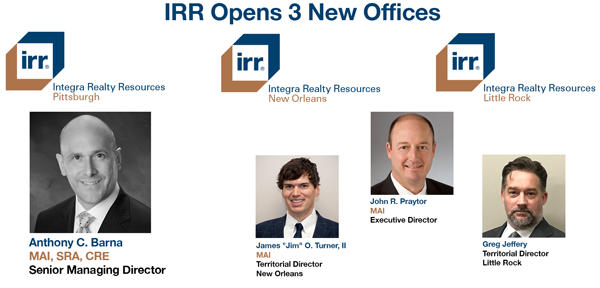 New Offices in Pittsburgh, New Orleans & Little Rock