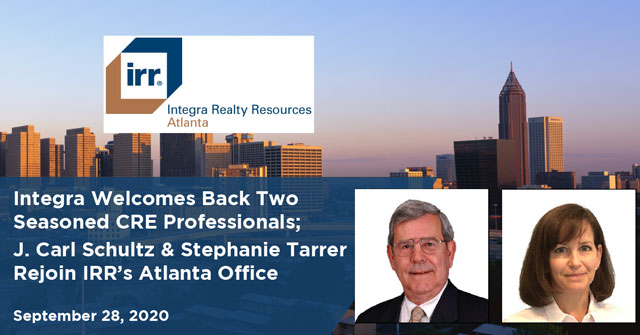 Integra Welcomes Back Two Highly Regarded, Seasoned Commercial Real Estate Professionals to its Atlanta Office