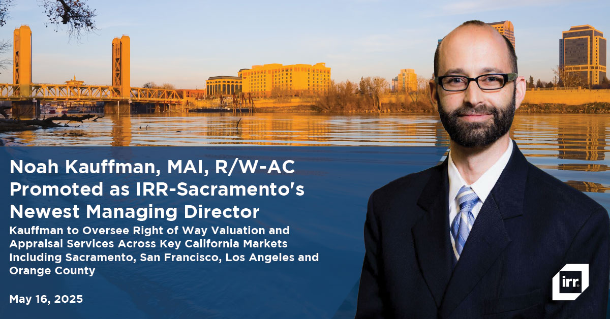 IRR-Sacramento Promotes Noah Kauffman to Managing Director