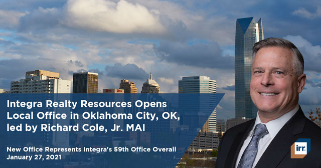Integra Realty Resources Opens Local Office in Oklahoma City, OK