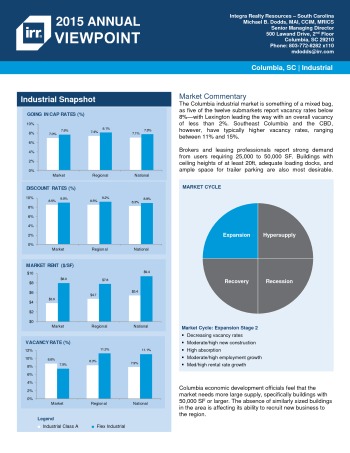 2015 Viewpoint Columbia Industrial Report