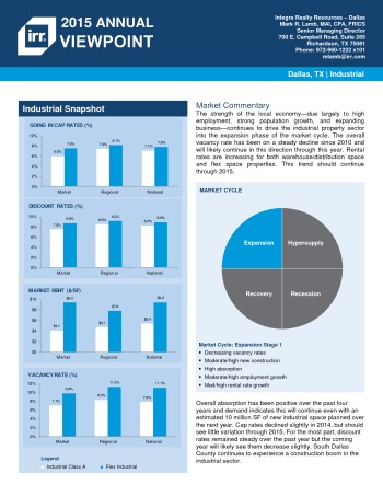 2015 Viewpoint Dallas Industrial Report