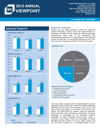 2015 Viewpoint Las Vegas Industrial Report