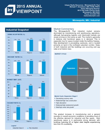 2015 Viewpoint Minneapolis Industrial Report