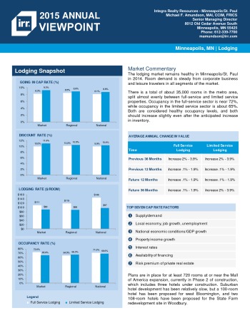 2015 Viewpoint Minneapolis Hospitality Report