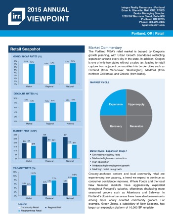 2015 Viewpoint Portland Retail Report