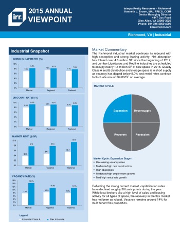 2015 Viewpoint Richmond Industrial Report