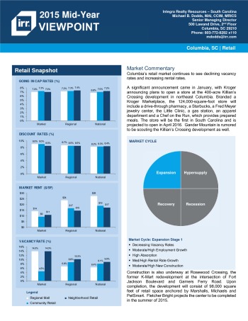 2015 Mid-Year Viewpoint Columbia Retail Report