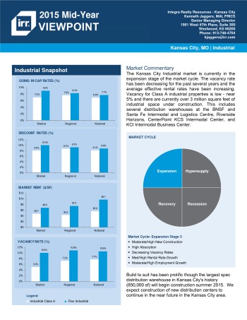 2015 Mid-Year Viewpoint Kansas City Industrial Report
