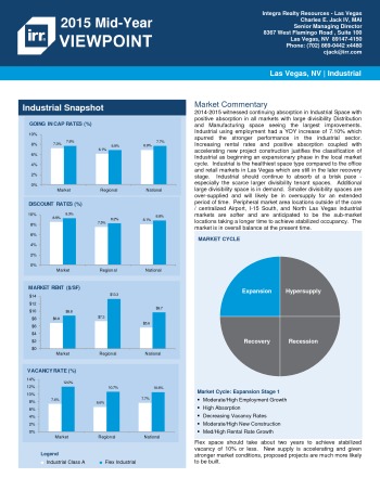 2015 Mid-Year Viewpoint Las Vegas Industrial Report