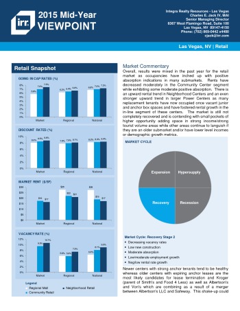 2015 Mid-Year Viewpoint Las Vegas Retail Report