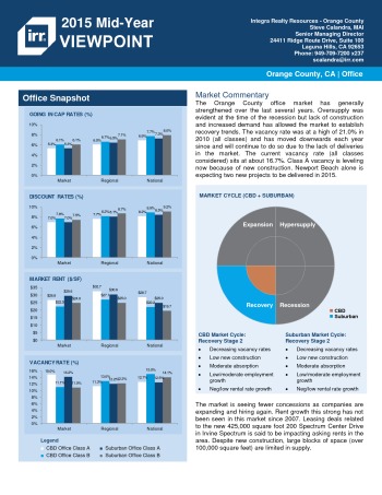 2015 Mid-Year Viewpoint Orange County Office Report