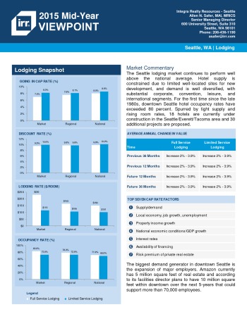 2015 Mid-Year Viewpoint Seattle Hospitality Report