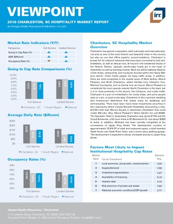 2016 Viewpoint Charleston Hospitality Report