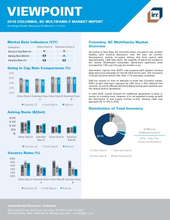 2016 Viewpoint Columbia Multifamily Report