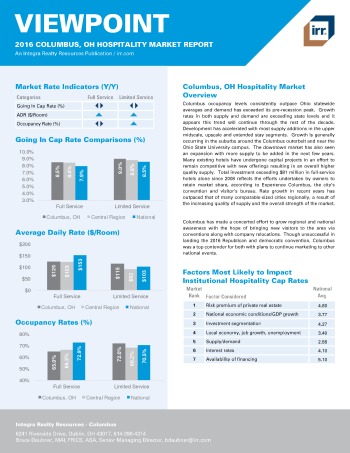 2016 Viewpoint Columbus Hospitality Report