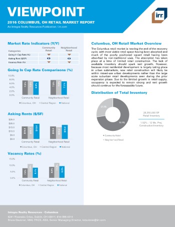 2016 Viewpoint Columbus Retail Report