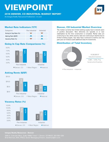 2016 Viewpoint Denver Industrial Report