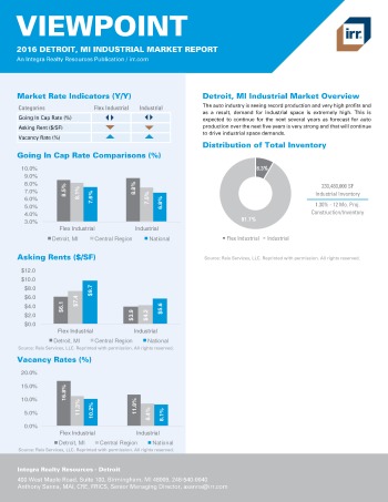 2016 Viewpoint Detroit Industrial Report