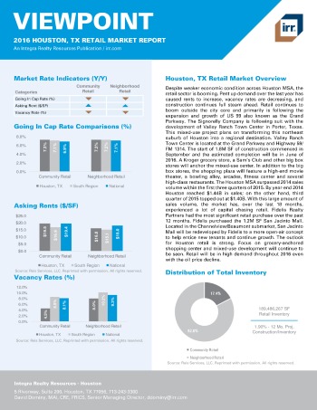 2016 Viewpoint Houston Retail Report