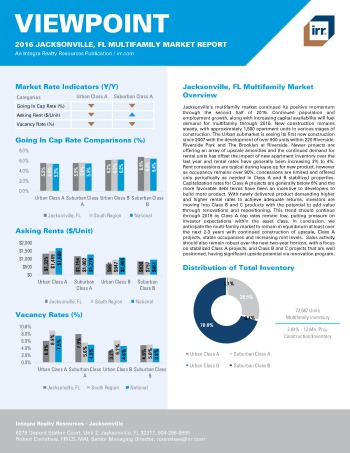 2016 Viewpoint Jacksonville Multifamily Report