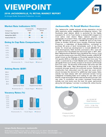 2016 Viewpoint Jacksonville Retail Report