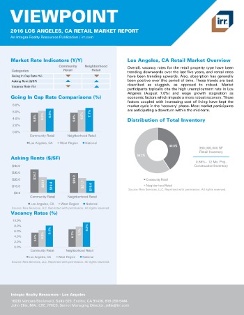 2016 Viewpoint Los Angeles Retail Report
