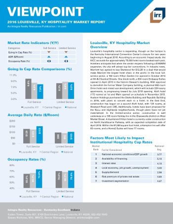 2016 Viewpoint Louisville Hospitality Report