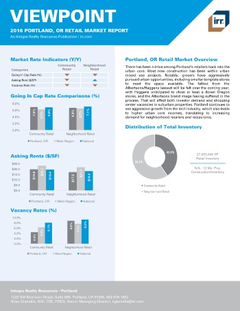 2016 Viewpoint Portland Retail Report