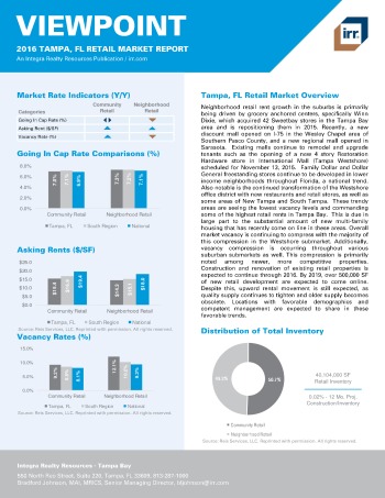 2016 Viewpoint Tampa Retail Report