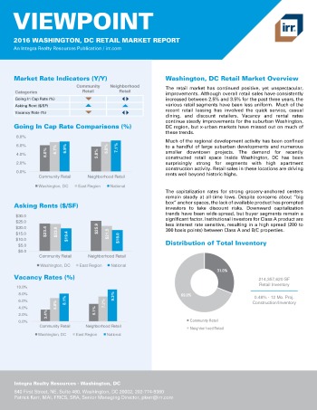 2016 Viewpoint Washington Retail Report