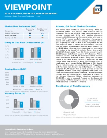 2016 Mid-Year Viewpoint Atlanta Retail Report