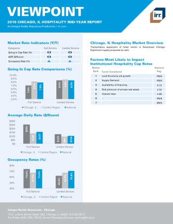 2016 Mid-Year Viewpoint Chicago Hospitality Report