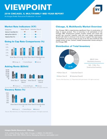 2016 Mid-Year Viewpoint Chicago Multifamily Report