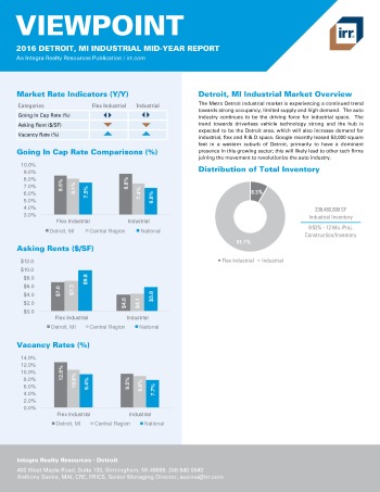 2016 Mid-Year Viewpoint Detroit Industrial Report