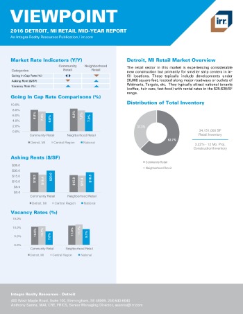 2016 Mid-Year Viewpoint Detroit Retail Report