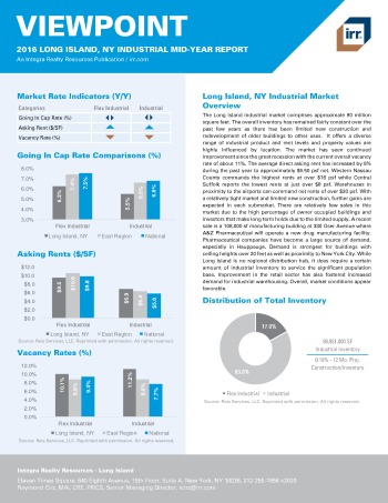 2016 Mid-Year Viewpoint Long Island Industrial Report