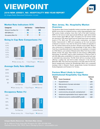 2016 Mid-Year Viewpoint New Jersey Northern Hospitality Report