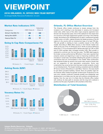 2016 Mid-Year Viewpoint Orlando Office Report