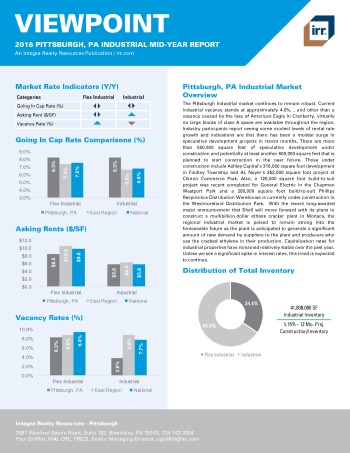 2016 Mid-Year Viewpoint Pittsburgh Industrial Report