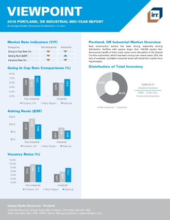 2016 Mid-Year Viewpoint Portland Industrial Report